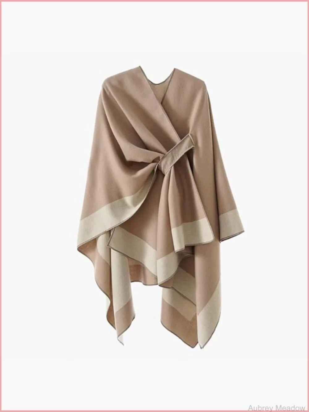 Women's Poncho Shawl Wrap Open Front Cardigan Cape Soft Warm Large Blanket Wrap